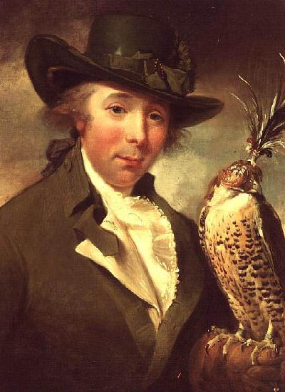 Philip Reinagle Man with Falcon France oil painting art